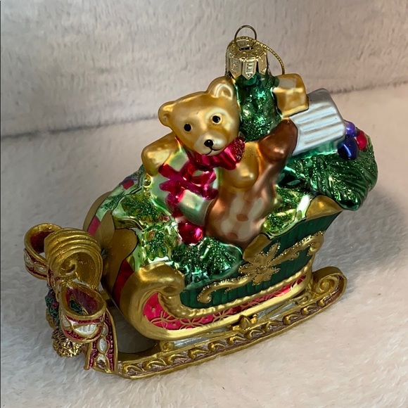 Fitz and Floyd Vintage Santa Sleigh